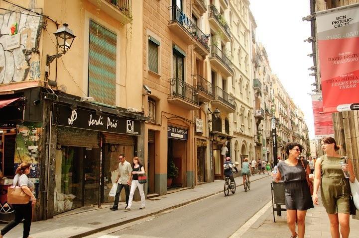 巴塞罗那 Center-Ramblas旅馆 外观 照片